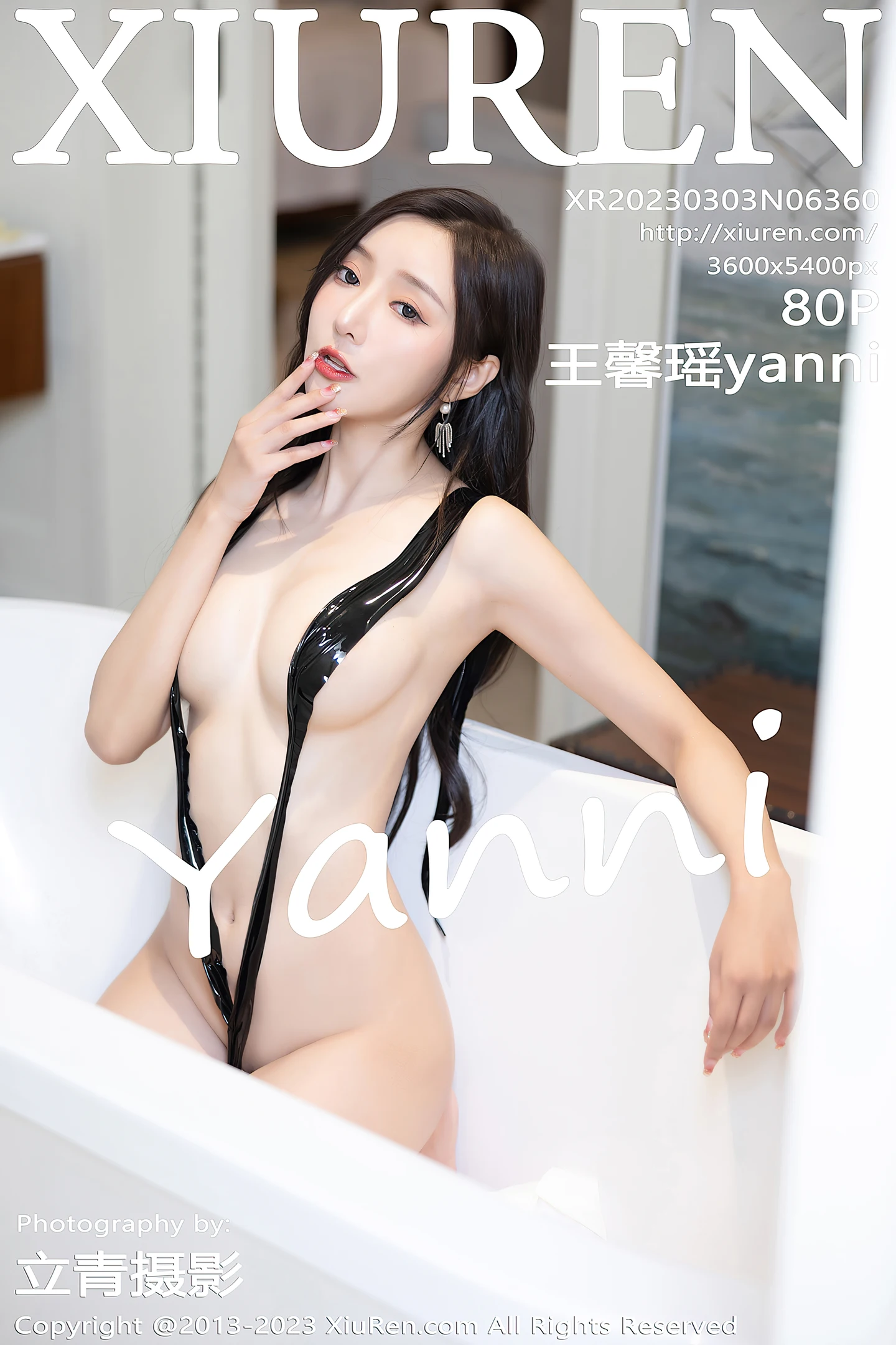 [XiuRen秀人网] 2023.03.03 VOL.6360 王馨瑶yanni 白色透视连衣裙与情趣蕾丝肚兜加丝袜美腿性感私房写真集-秀人网官方网站